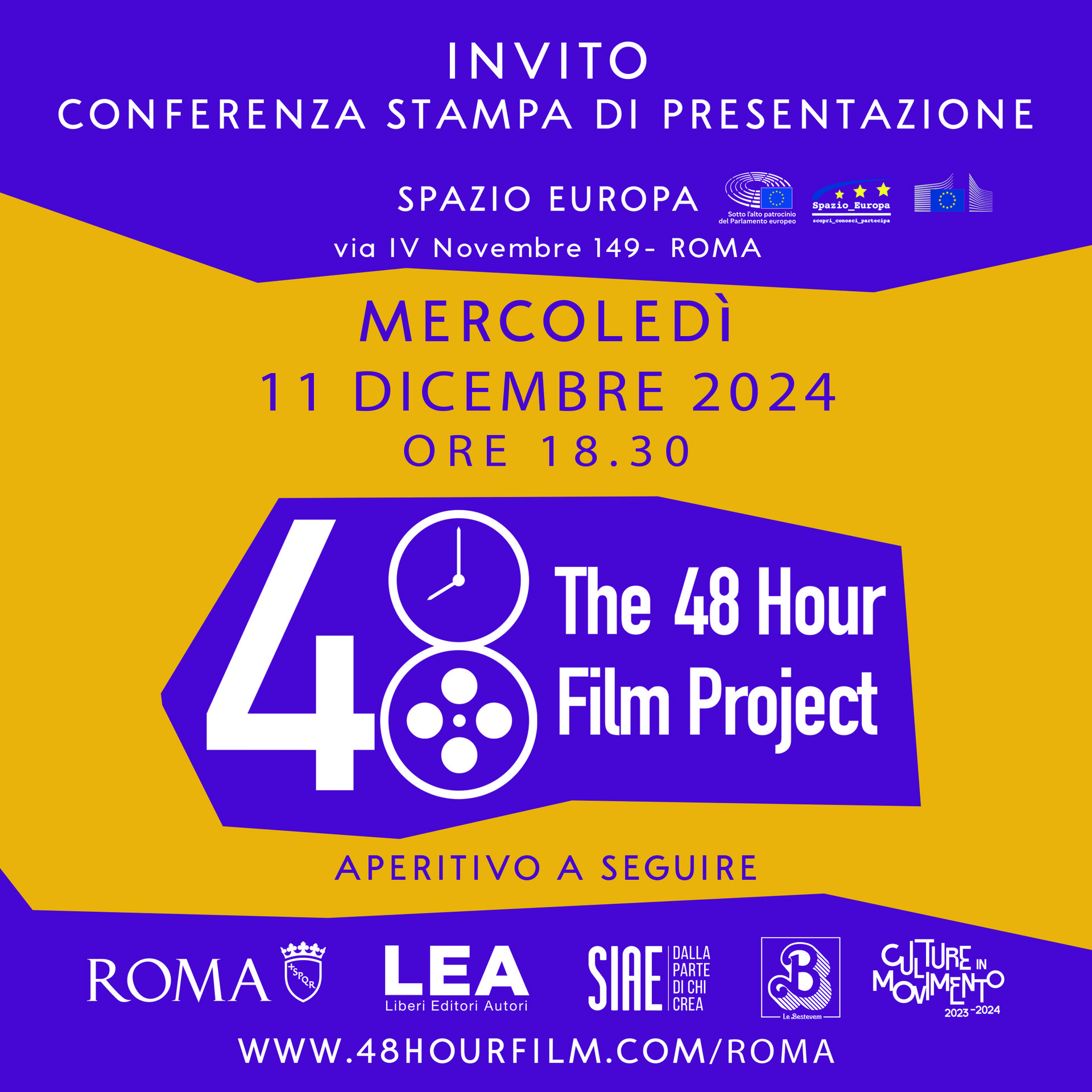 The 48 Hour Film Project Italia 2024